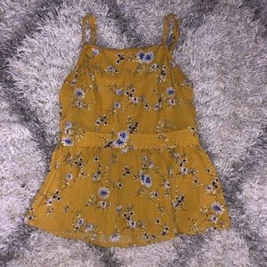 Francescas size small floral tank top